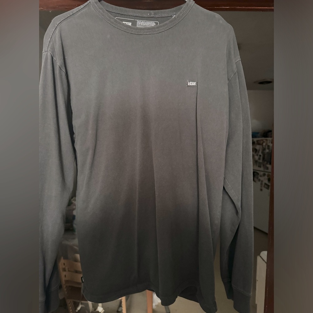 Black Vans Long Sleeve T-Shirt